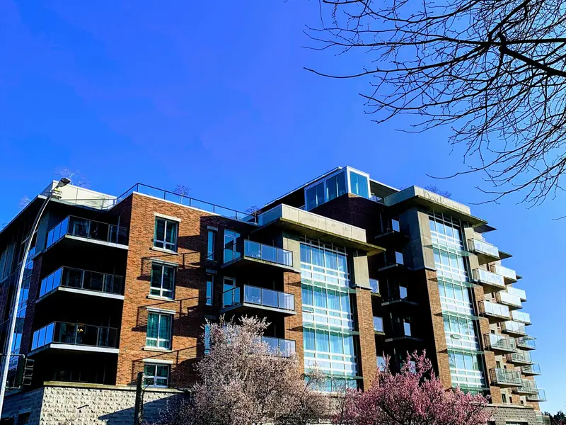 The Parkside Hotel & Spa building in downtown Victoria